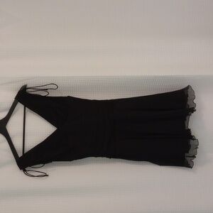 EXPRESS - Black Silk Party Dress - Size: 2